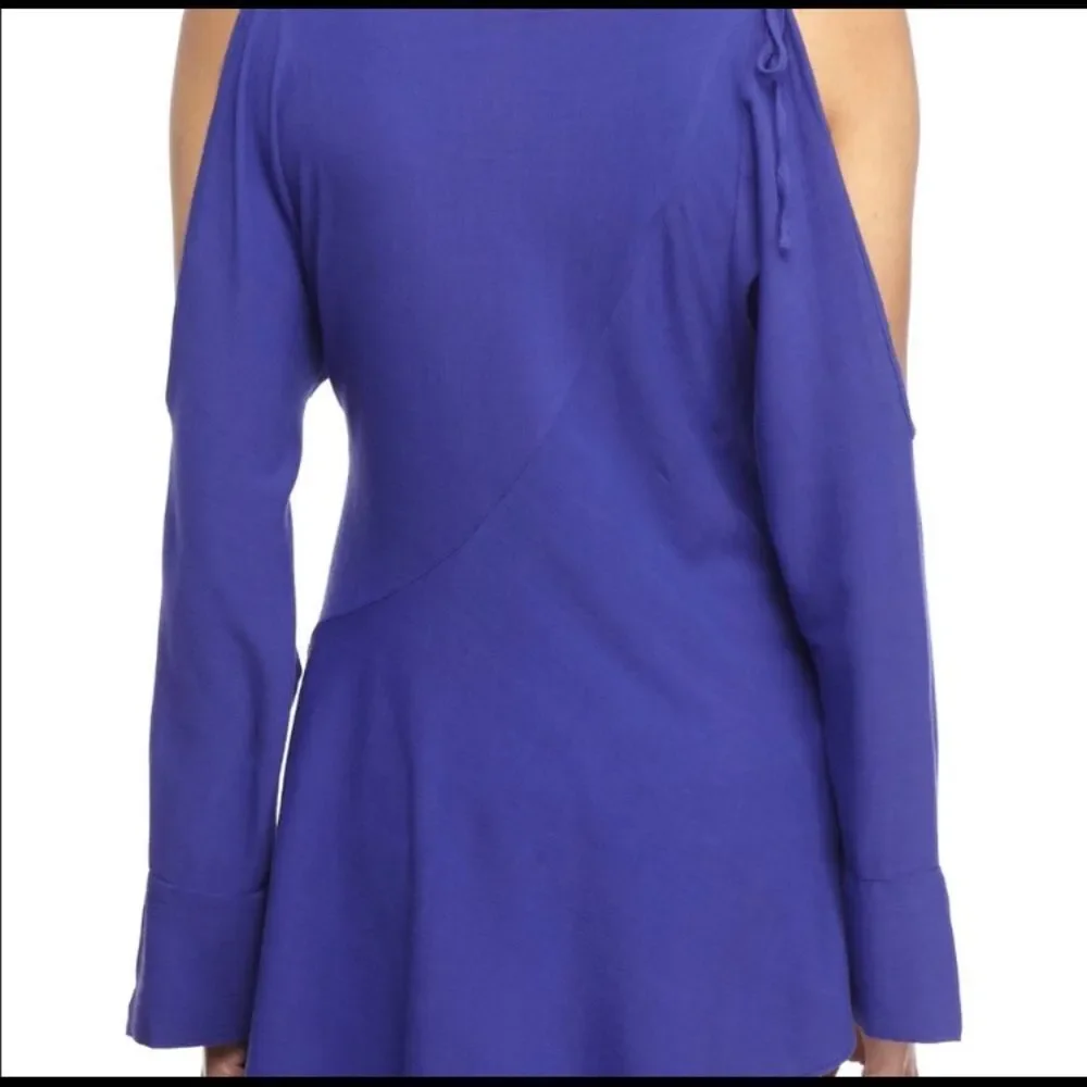 Free People purple cold shoulder tunic dress